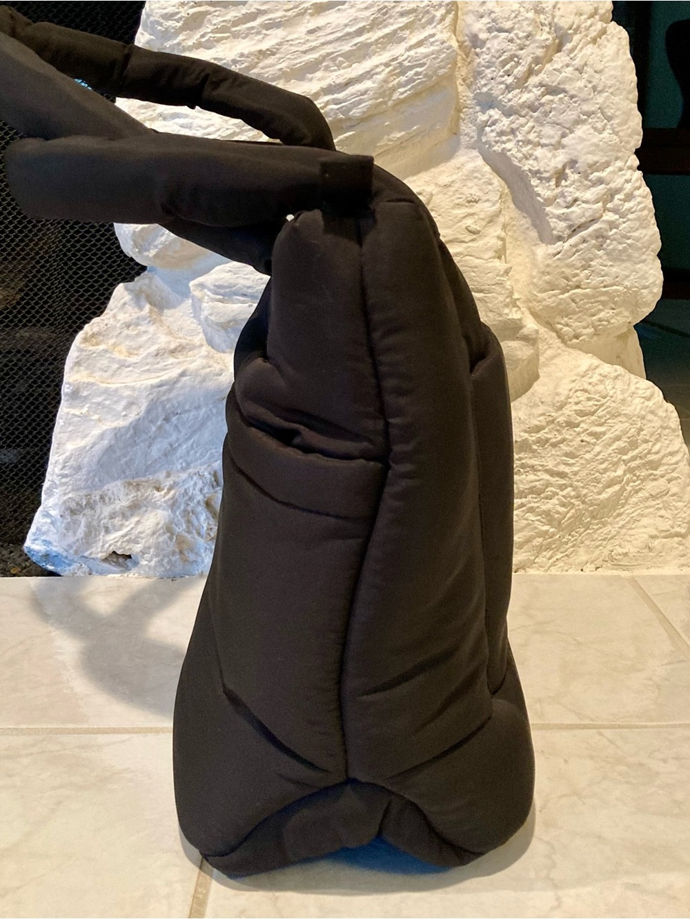 NWOT Wilo the Label Black Weekender Bag - Picture 7 of 12